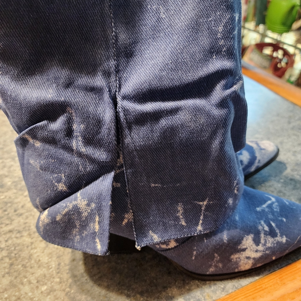 Brand new denim booties. - Picture 5 of 16